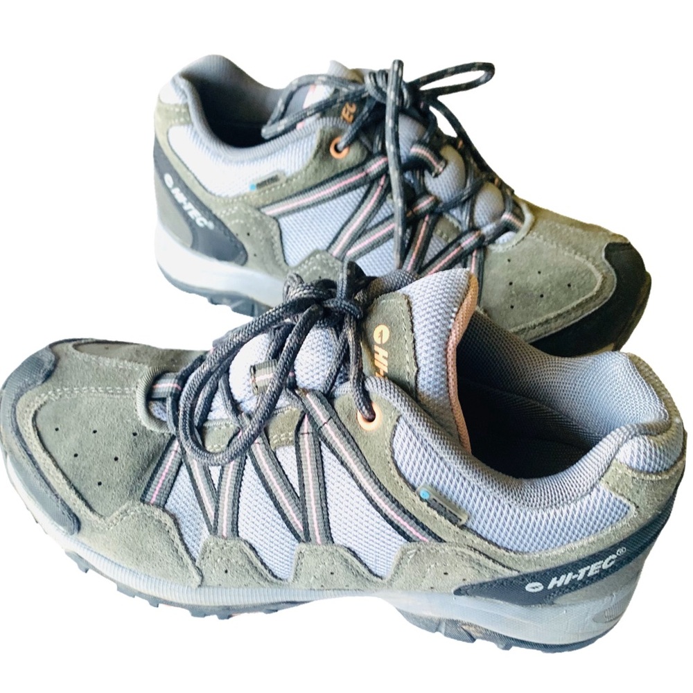 Hiking Shoes Florence Low WP Women’s 6.5 Gray and Pink Hi-Tec Hiking Camping
